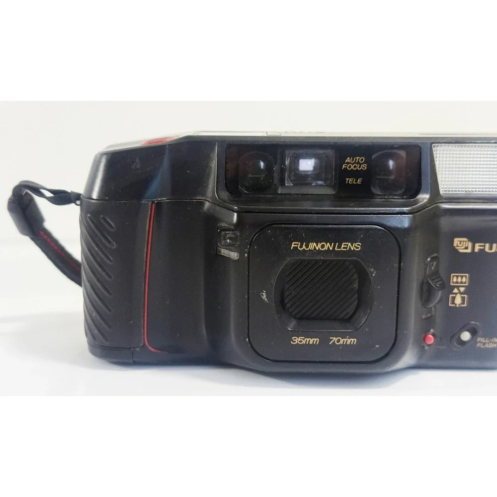Fuji DL-400‎ TELE QD 35mm Point & Shoot Film Camera NOT TESTED